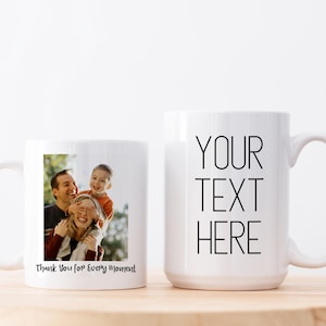 Custom Photo Mug With Photo | Personalized Cup | Personalized Photo Mug | Gift For Her Him | Customised Mug | Gift For Wife