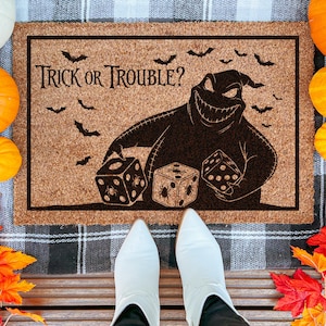 Halloween Doormat | Spooky Home Decor | Horror Doormat for Front Door | Movieinspired Decor | Horror Quote Doormat | Horror Fan Gift