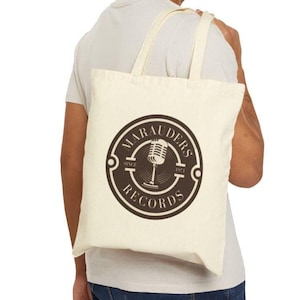 Marauders Records Cotton Canvas Tote Bag