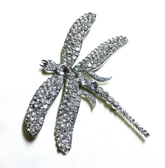 Jay Feinberg/Strongwater Rhinestone Dragonfly Bro… - image 2