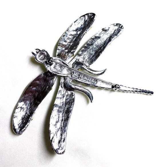 Jay Feinberg/Strongwater Rhinestone Dragonfly Bro… - image 4