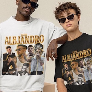 Rauw Alejandro またはお気に入りのアーティストにインスパイアされたパーソナライズされた T シャツ - 快適さ、スタイル、持続可能性 l Camiseta de Rauw Alejandro l