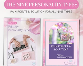 Nine Personality Types Journal, Discover Your Traits, Strengths & Communication Style (Digital Download)