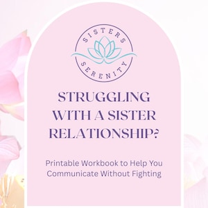 Sibling Conkonflikt Relief Workbook zum ausdrucken - Schwester Beziehung heilen, Kommunikation verbessern und Vertrauen abbauen