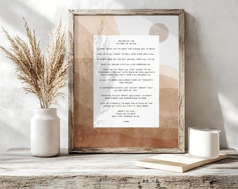 Morning Prayers Watercolor Art Print, Christian Prayer, Optina Elder Fathers, Orthodox Christian gift, Spiritual Home Decor
