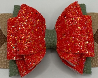 Bicchiere Posty Stanley, marrone, crema, verde militare, fiocco in paglia arancione brillante