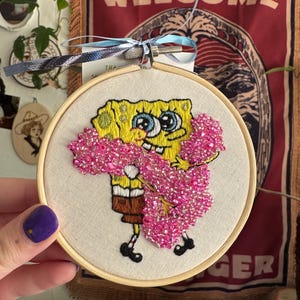 Sponge Bob-borduurwerk