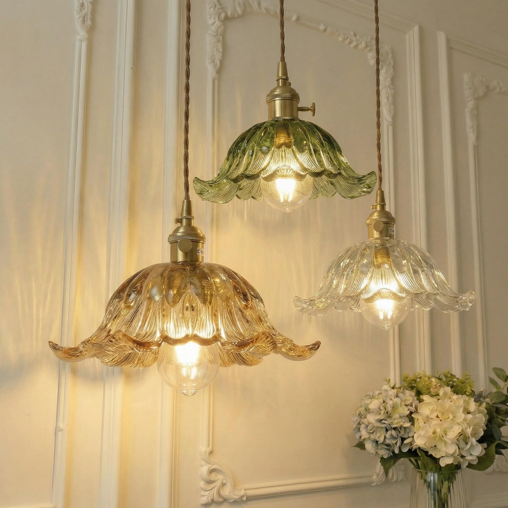 Mid century glass lamp shade - Etsy 日本