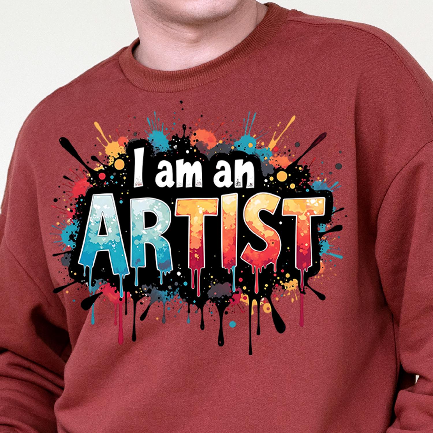AiE Painter Shirt Art Symbol Motif Pink