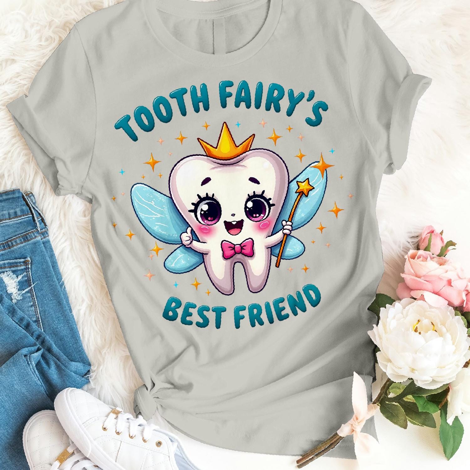 Tooth Friend Tooth Fairy's Top Friend PNG | Dental Hygienist T-shirt Design (digital ...