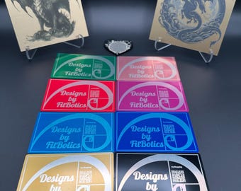 Modern & Memorable: Personalized Laser-Engraved Aluminum Business Cards