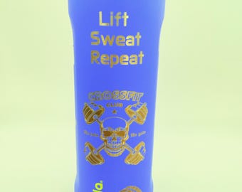 Engraved Owala Tumbler | Workout Fitness Design | Gym Lover Gift | Laser Engraved Stainless Steel Water Bottle | Fitness Motivation Cup