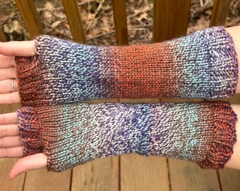 Fingerless Knit Gloves, Cozy Knits, Winter Texting Gloves, Gifts for Her