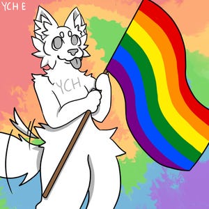 Fursona Pride YCH (Flag YCH E)