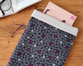 Sakura Book Sleeve: Japanese Floral Pouch, Reader Gift