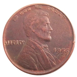 Commemorative COPY 1955 Double Die Obverse Lincoln Wheat Penny Cent Reproduction Restrike Copy 100% Copper