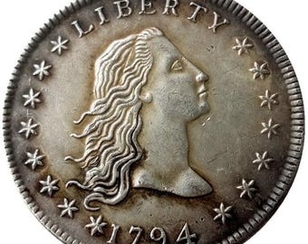 1794年製 フローイングヘアドル • 希少記念コイン • ヴィンテージ