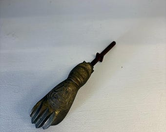 vintage brass door knocker