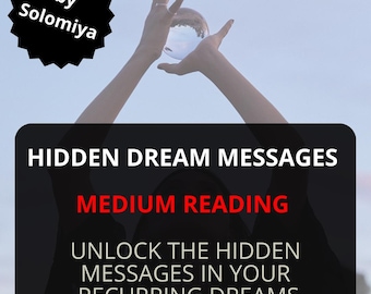 Dream Interpretation Psychic Reading | Spiritual Dream Meaning & Messages | Clairvoyant Dream Analysis | No Tools Intuitive Reading | PDF