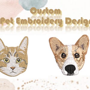 Custom Pet embroidery digital design,Custom Digitizing Services, Pet Memorial Gifts, Personalized Pet gifts,Pet Name,Custom Cat,Mom Gift