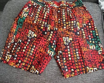 Ankara Shorts | One of a kind | size Medium