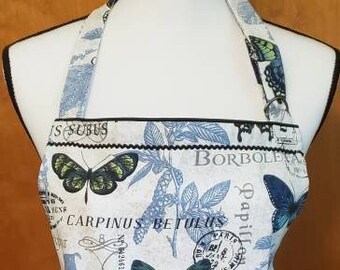Butterfly Womans Apron, Crafter and Artist, Cooks and Bakers