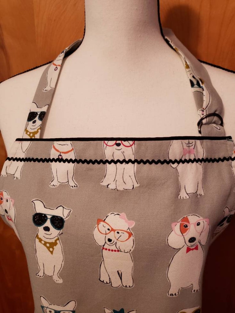 Funny Dog Apron Womans Apron with Pockets Dog Groomer Apron Etsy