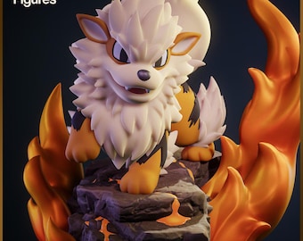 Chibi Arcanine designed by Nomnom Figures
