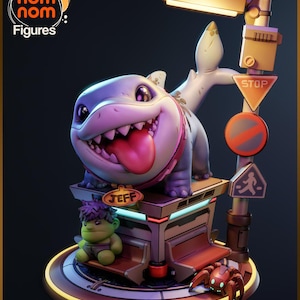 Jeff the land shark by NomNom Figures