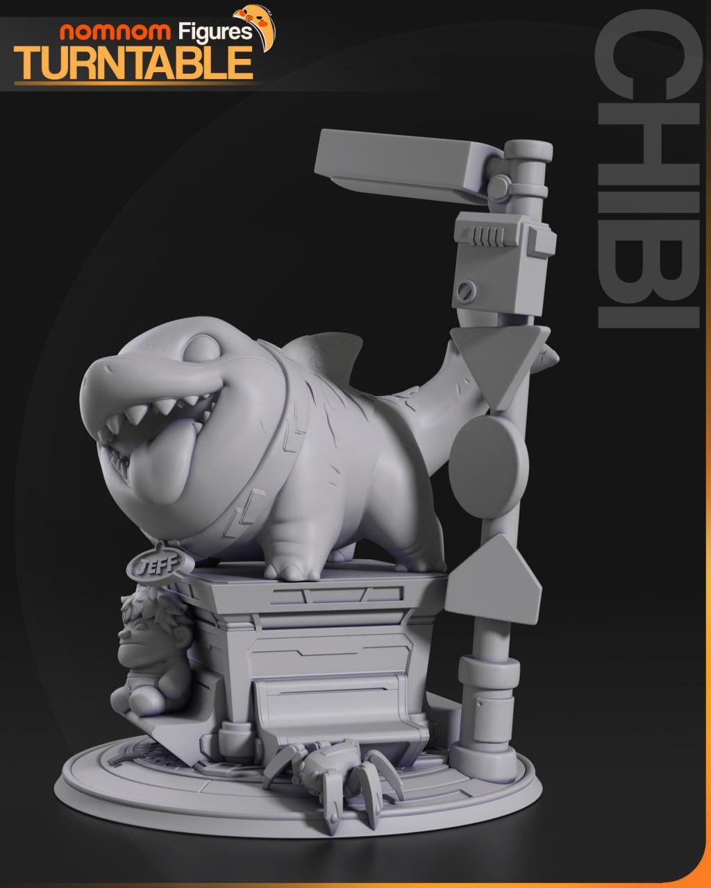 Jeff the Land Shark by Nomnom Figures - Etsy