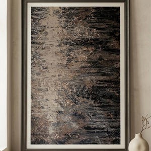 Abstract Light and Shadow Wall Art, Contemporary Statement Print, Modern Gallery Artwork, Neutral Luxury Decor