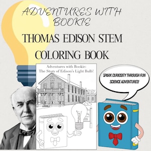 Thomas Edison STEM-kleurboek - Avonturen met bookmaker