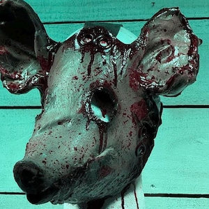 Pork Kills, pig mask, horror mask, Halloween masks,