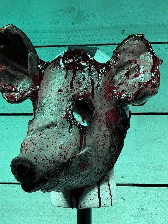 Pork Kills, pig mask, horror mask, Halloween masks,