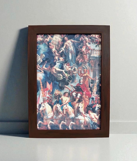 Framed Mythological Artwork with Wooden Frame Dosso Dossi 20x22 Black Modern Framed Museum Art Print  main image 2