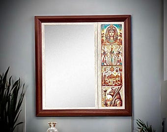 Wall Mirror, Small Mirror, Tall Skinny Mirrors, Rose Gold, French Wall Decor, Baroque Mirrors, Vintage Mirrors, Modern Wall Decor