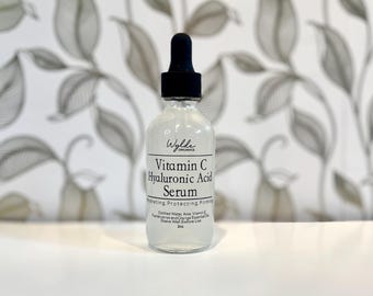 Vitamin C & Hyaluronic Acid Serum | Moisturizer | Hydrating | Clean Beauty