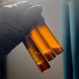 Natural settling of Frankincense Resin, the major component in a natural anti-ager