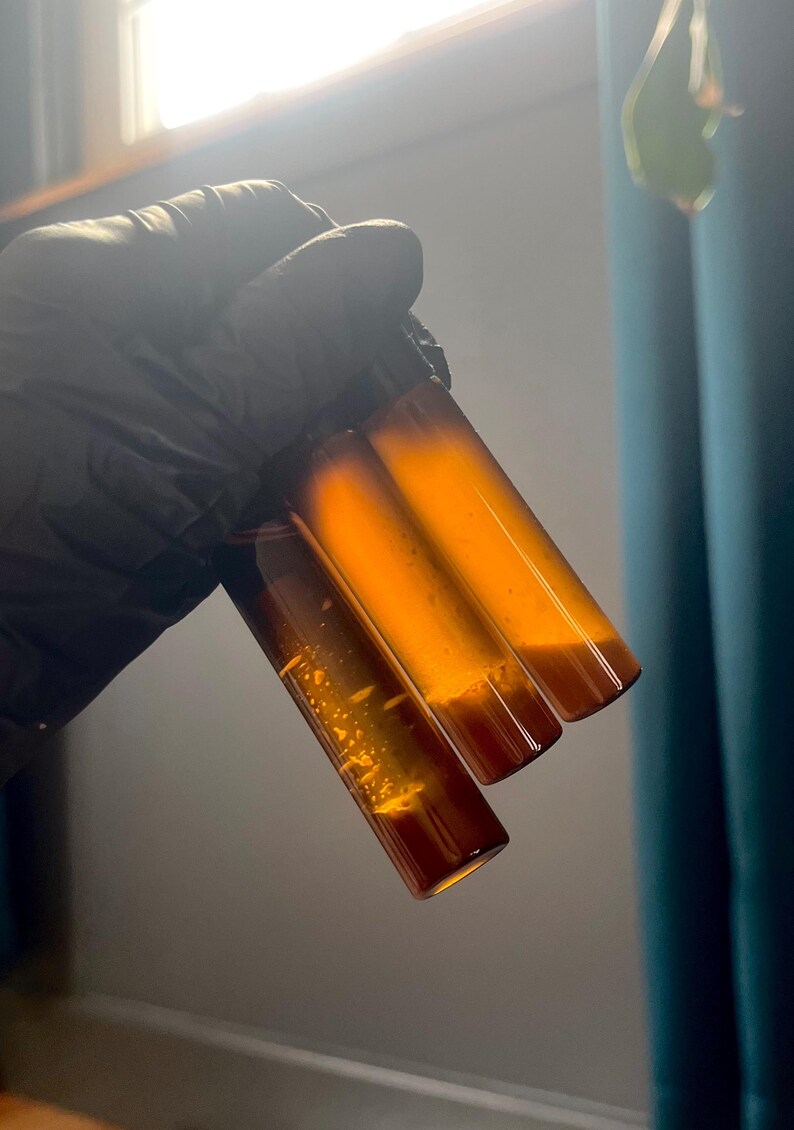 Natural settling of Frankincense Resin, the major component in a natural anti-ager