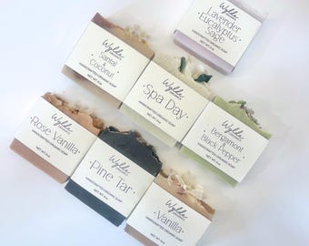 Organic Soap Bar| Handmade | Natural Cold Processed Soap | Botanical