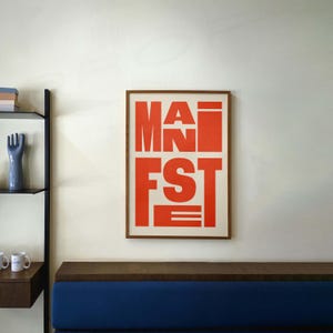 manifestation typography poster bold typography poster word poster quote modern typography poster manifest inspirational art motivational art print trendy wall art instant download digital download motivational art bold type poster printable art modern wall art for home and office