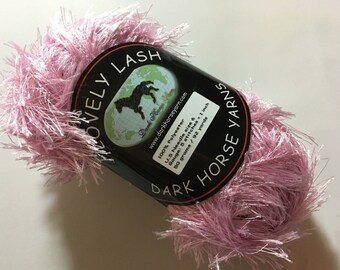 Dark Horse Yarns Lovely Lash #115 Purple White Eyelash Yarn 50 Gram 92 Yards Dark Horse Yarns Lovely Lash #115 Purple White Eyelash Yarn 50 Gram 92 Yards