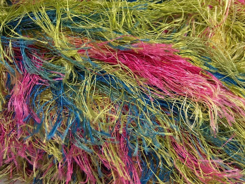 Extra Long Panagbenga Eyelash Yarn 32 Yards 50 Gram Ice 43763 Etsy