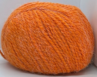 Orange Angora Comfort Light DK Yarn - Ice 69369 50gr 207yds Acrylic Nylon Angora Blend