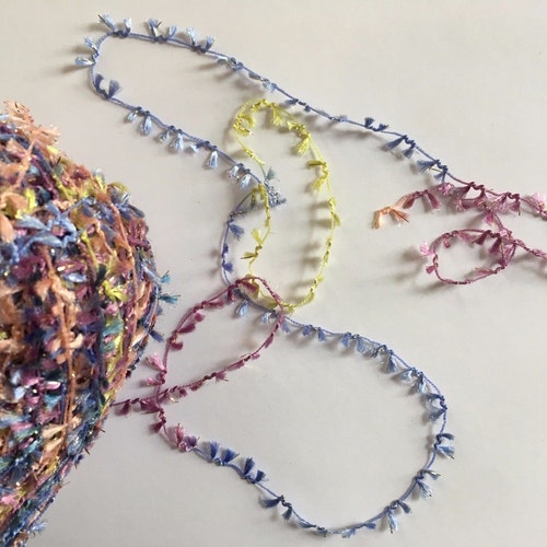 Crystal Palace Yarns Little Flowers 8125 Peony Pinks Metallic Etsy