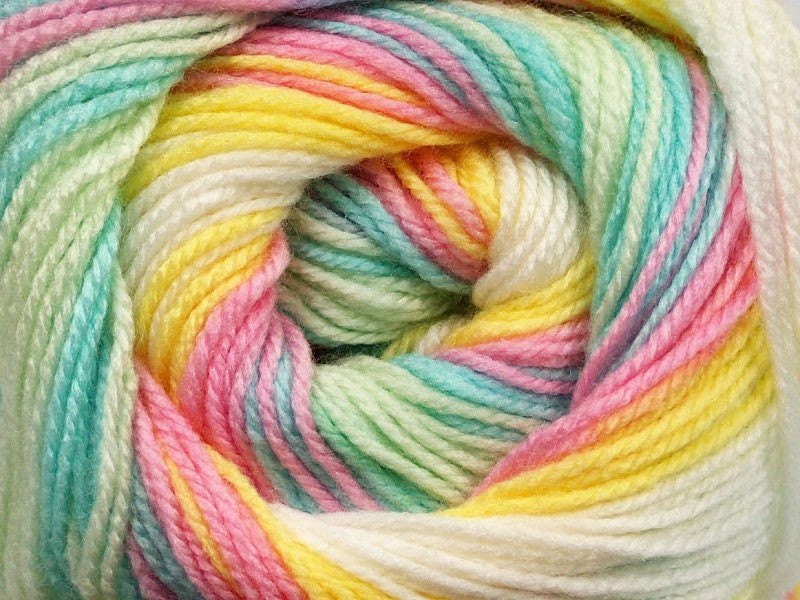 Pastel Rainbow Super Chunky Yarn Bundle 