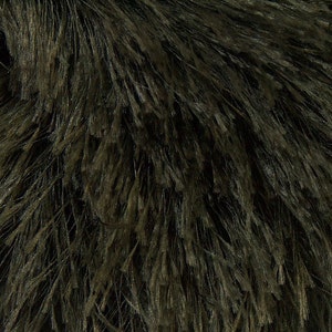 May include: Close-up of a dark green fuzzy fabric with a soft, plush texture.