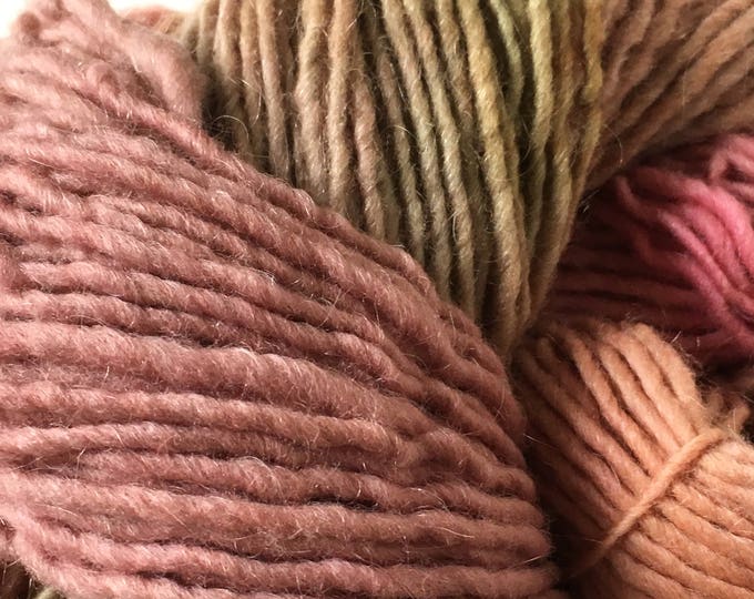 Cherry Tree Hill Yarn Lamb's Pride Worsted Handpaints broken Wing 4oz Wool Mohair 190 Yards