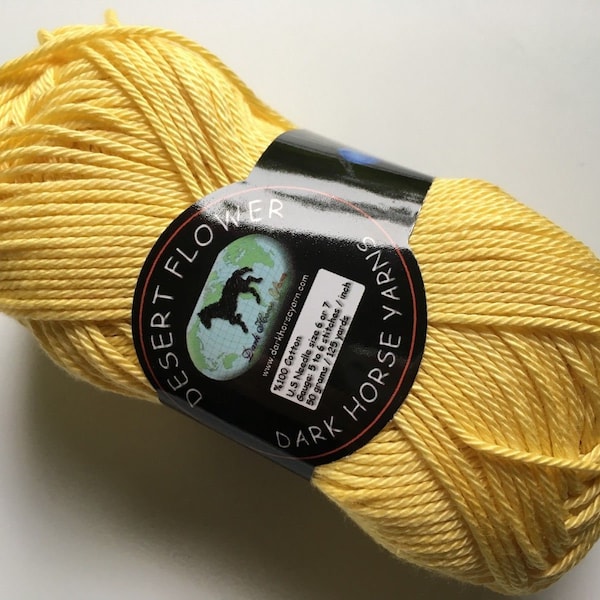 Cotton Flowers Yarn Etsy