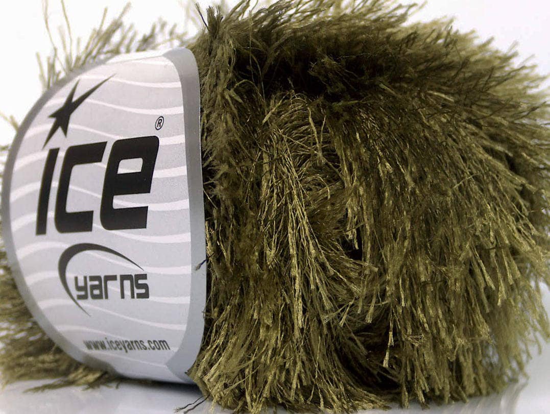 38Yd Dark Fir Green Extra Long Eyelash Yarn Ice Luxurious Green Fun Fur 18341 38Yd Dark Fir Green Extra Long Eyelash Yarn Ice Luxurious Green Fun Fur 18341